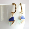 Kintsugi Sea Glass Earrings - 101
