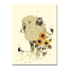 Lion with Owl - Blank Foil Greeting Card