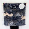 “Mountain Blossom” Midnight Blue Furoshiki