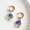 Kintsugi Sea Glass Earrings - 101