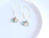 Kintsugi Sea Glass Earrings - H3