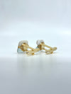 Kintsugi Sea Glass Cufflinks - CL1