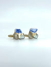 Kintsugi Sea Glass Cufflinks - CL1