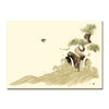Waves and Weathered Tree - Blank Foil Greeting Card