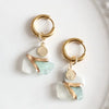 Kintsugi Sea Glass Earrings - 101